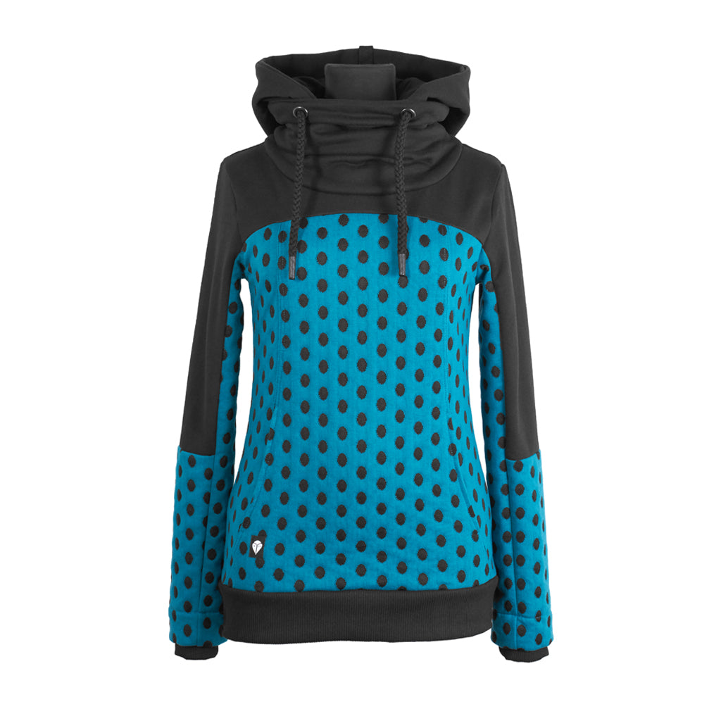 Sudadera HEGOA AZUL PUNTOS